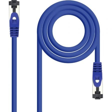Nanocable Cable red Cat. 8.1 2GHZ SSTP Azul 1m
